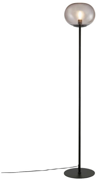 Nordlux Kouřově šedá skleněná stojací lampa Alton 150 cm