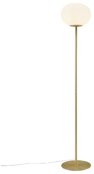 Nordlux Opálově bílá skleněná stojací lampa Alton 150 cm