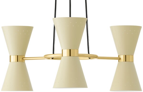 -25 % Dny MOMENTI– Audo CPH Krémové hliníkové závěsné světlo AUDO COLLECTOR 61 cm