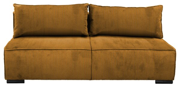 ROZKLÁDACÍ POHOVKA, textil, hořčicově žlutá MID.YOU - Rozkládací pohovky, Online Only