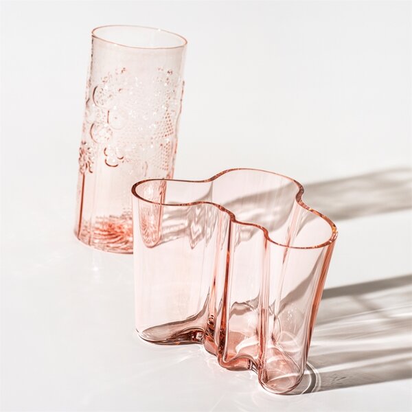 Iittala Váza Alvar Aalto 160mm, lososově růžová