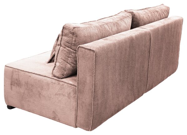 ROZKLÁDACÍ POHOVKA, textil, růžová MID.YOU - Rozkládací pohovky, Online Only