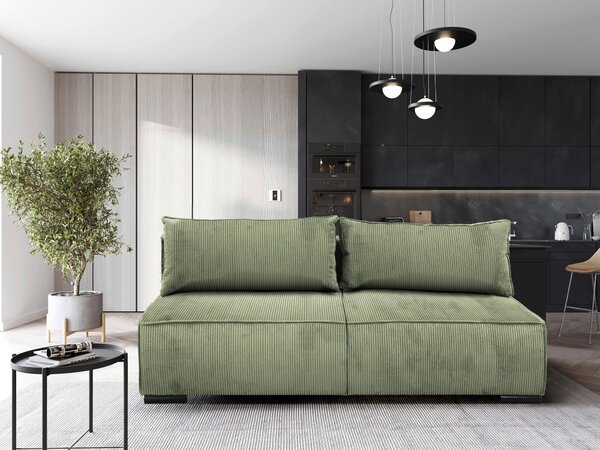 ROZKLÁDACÍ POHOVKA, textil, mátově zelená MID.YOU - Rozkládací pohovky, Online Only