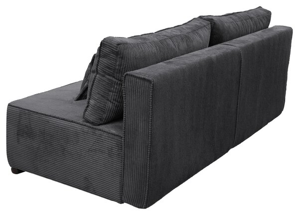 ROZKLÁDACÍ POHOVKA, textil, tmavě šedá MID.YOU - Rozkládací pohovky, Online Only