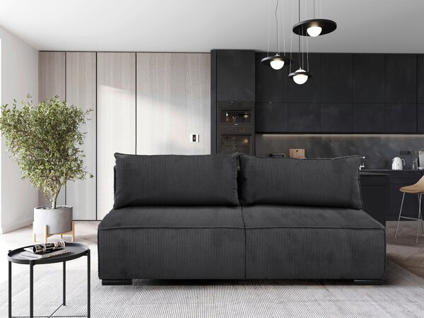 ROZKLÁDACÍ POHOVKA, textil, tmavě šedá MID.YOU - Rozkládací pohovky, Online Only
