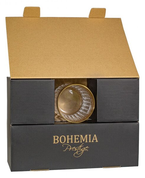 BOHEMIA PRESTIGE DORATO SKLENICE NA WHISKY 360ML SADA 6 KS BS