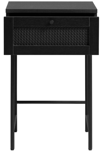 Unique Furniture Černý odkládací stolek Pensacola 45 x 45 cm