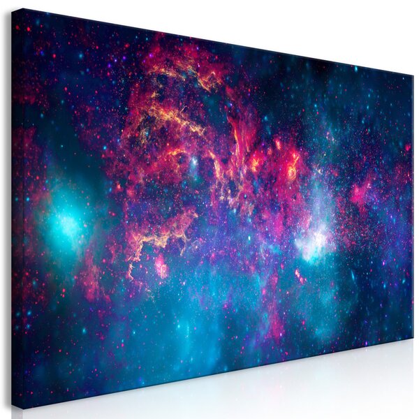 Obraz XXL Vesmírná souhvězdí - mléčná dráha viděná dalekohledem