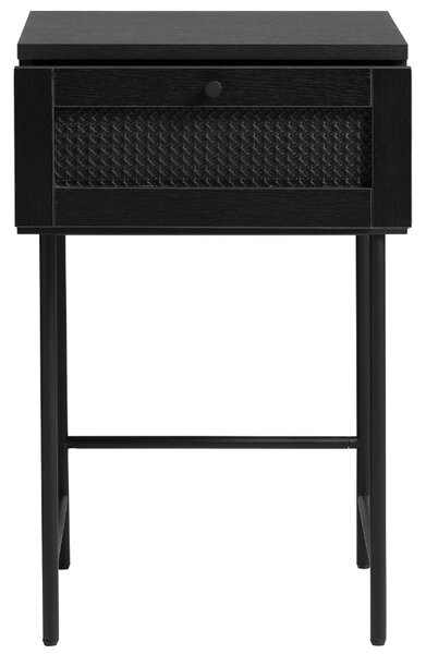 Unique Furniture Černý odkládací stolek Pensacola 45 x 45 cm