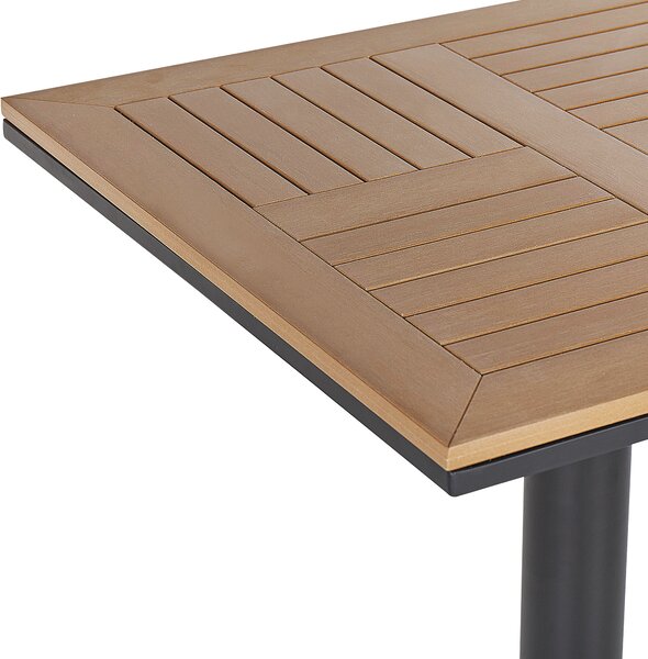 Bistro stolek PALMI 60 cm 60 cm Imitace dřeva Hnědá