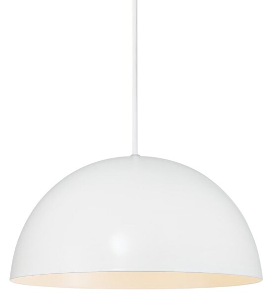 Nordlux Bílé kovové závěsné světlo Ellen 30 cm