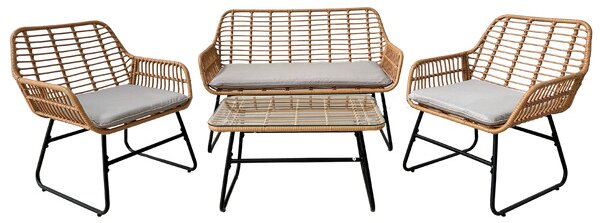Set zahradního nábytku LORANO hnědý ABI3422