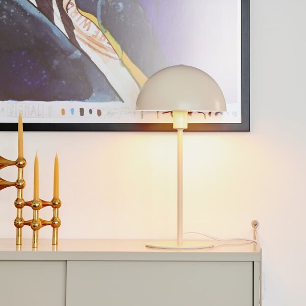 Nordlux Béžová kovová stolní lampa Ellen