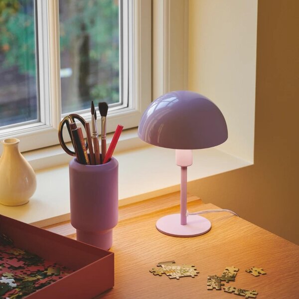 Nordlux Fialová kovová stolní lampa Ellen Mini