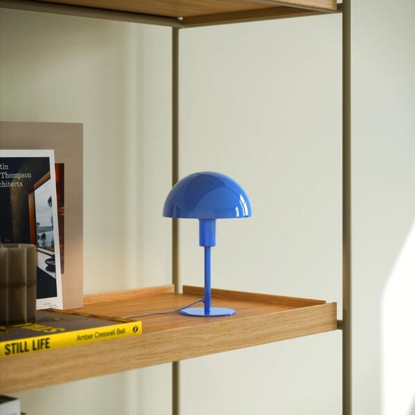 Nordlux Modrá kovová stolní lampa Ellen Mini