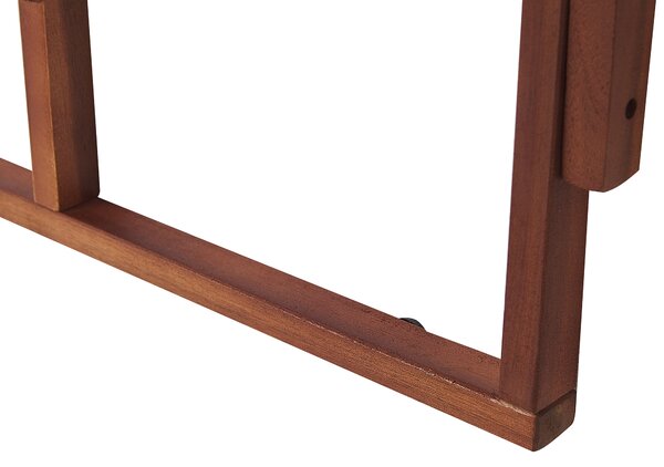 Balkonový stolek UDINE 70 cm 69 cm Akáciové dřevo Hnědá