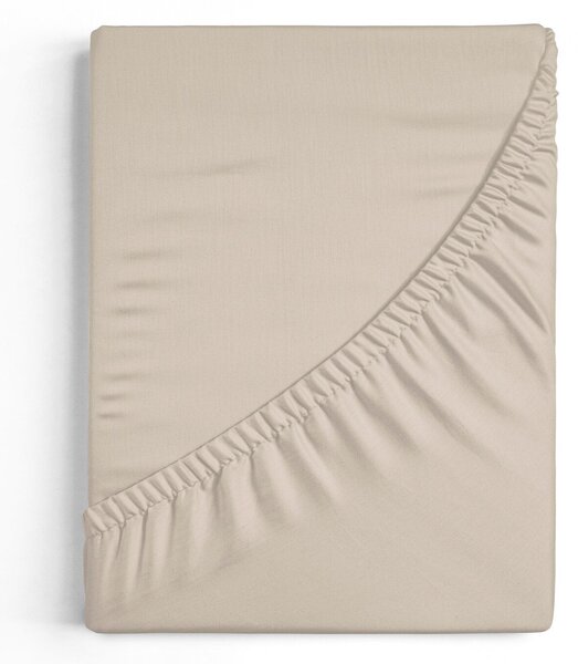 JERSEY PROSTĚRADLO JERS4 120X200 CM, VÝŠKA 25 CM BÉŽOVÉ