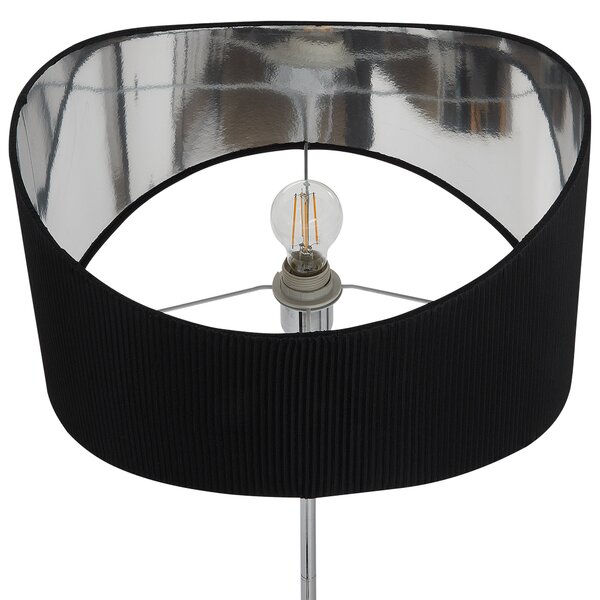 Stojací lampa CALVILLO Kov Stříbrná