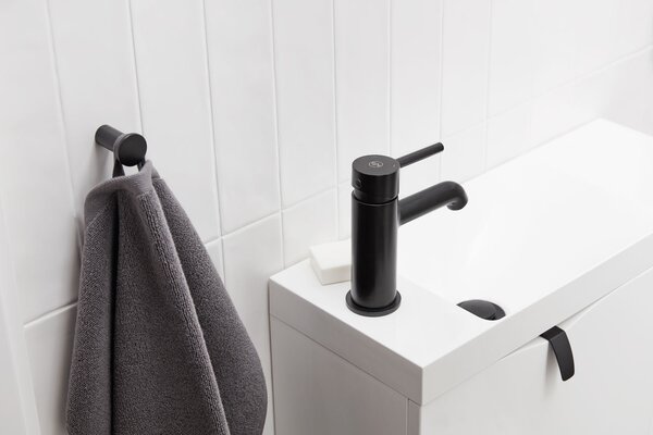 KFA Armatura Moza umyvadlová baterie stojící černá 5032-815-81