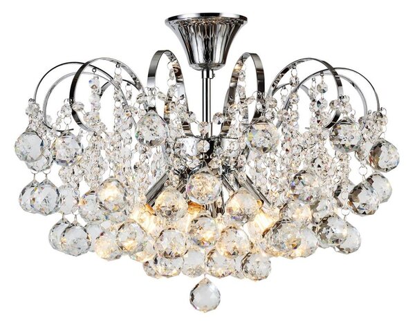 Brilagi - Přisazený lustr CRYSTAL 6xE14/60W/230V lesklý chrom