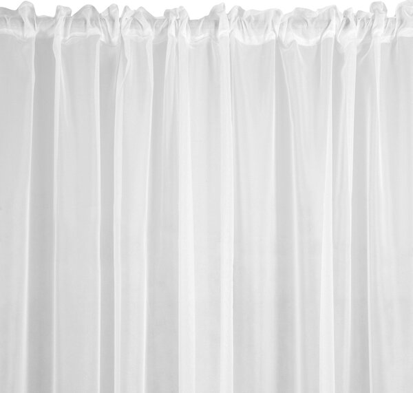 ZÁCLONA NA PÁSCE LUCY 300 CM X 250 CM CM BÍLÁ BT