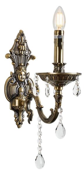 Brilagi - Nástěnná lampa CLASSIC 1xE14/60W/230V mosaz