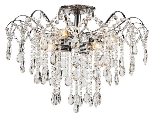 Brilagi - Přisazený lustr CRYSTAL 6xE14/60W/230V lesklý chrom
