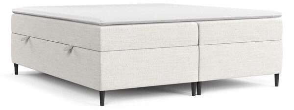 Krémová boxspring postel s úložným prostorem 160x200 cm Araya – Maison de Rêve