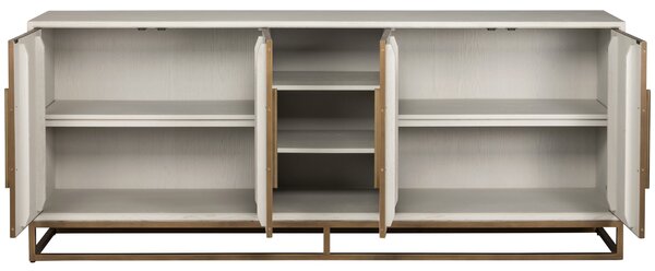 Richmond Dubová komoda Whitebone 225 x 47 cm