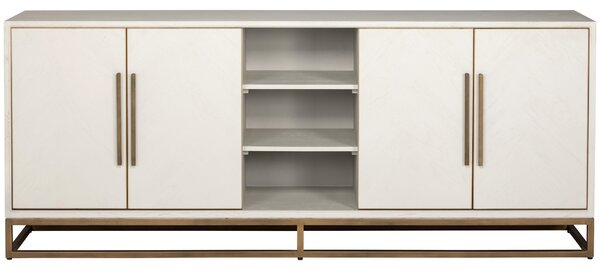 Richmond Dubová komoda Whitebone 225 x 47 cm