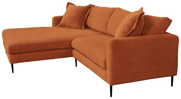 ROHOVÁ SEDAČKA, textil, terracotta P & B - Sedací soupravy, Online Only