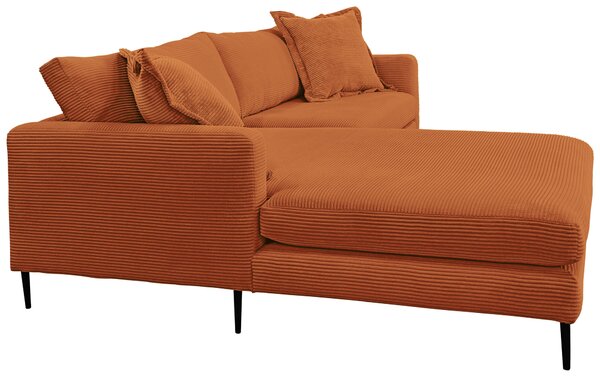 ROHOVÁ SEDAČKA, textil, terracotta P & B - Sedací soupravy, Online Only