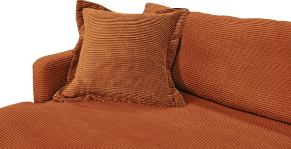 ROHOVÁ SEDAČKA, textil, terracotta P & B - Sedací soupravy, Online Only