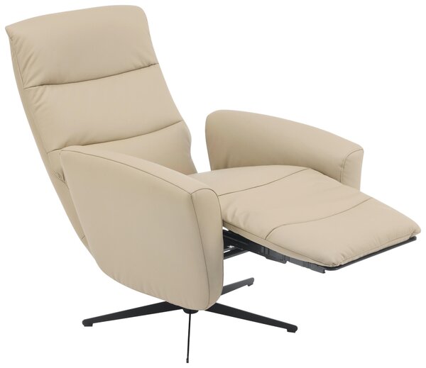 RELAXAČNÍ KŘESLO, textil, kůže, šedohnědá Livetastic - Online Only křesla & taburety, Online Only