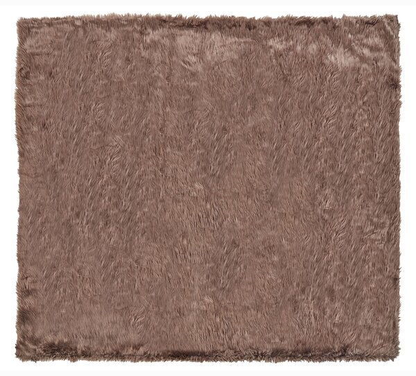 Přikrývka na postel DELICE 200 x 220 cm Hnědá