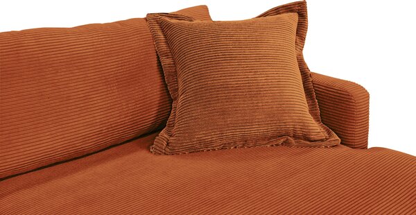 ROHOVÁ SEDAČKA, textil, terracotta P & B - Sedací soupravy, Online Only