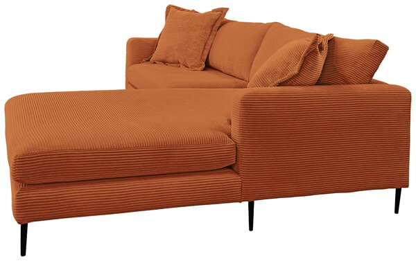 ROHOVÁ SEDAČKA, textil, terracotta P & B - Sedací soupravy, Online Only