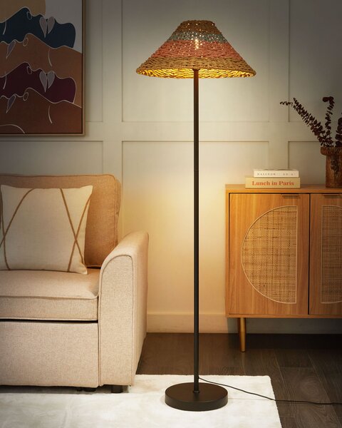 Stojací lampa KYOGA Papírové lano Béžová