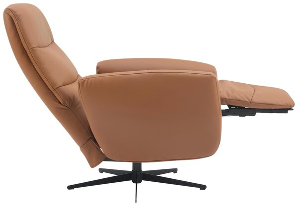 RELAXAČNÍ KŘESLO, textil, kůže, hnědá Livetastic - Online Only křesla & taburety, Online Only