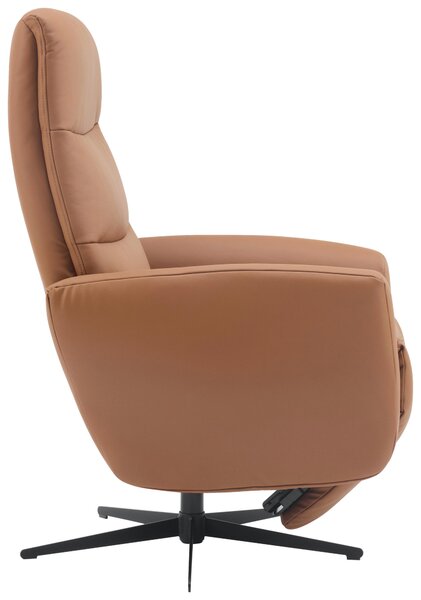 RELAXAČNÍ KŘESLO, textil, kůže, hnědá Livetastic - Online Only křesla & taburety, Online Only