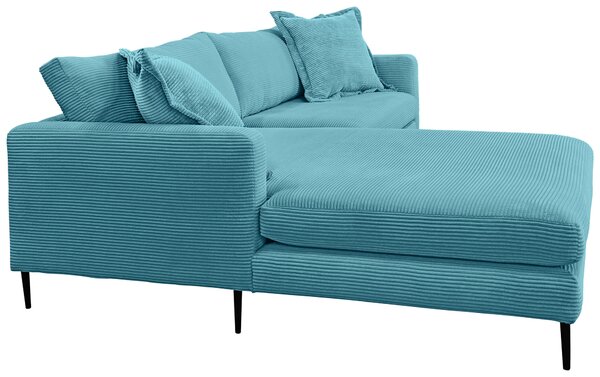 ROHOVÁ SEDAČKA, textil, světle modrá P & B - Sedací soupravy, Online Only