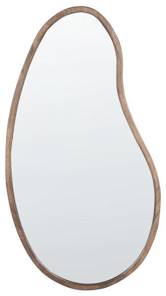 Zrcadlo CABIDOS 70 cm 130 cm Dřevo paulovnie Světle hnědá
