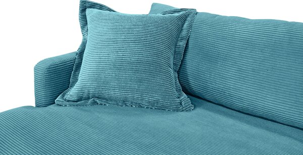 ROHOVÁ SEDAČKA, textil, světle modrá P & B - Sedací soupravy, Online Only