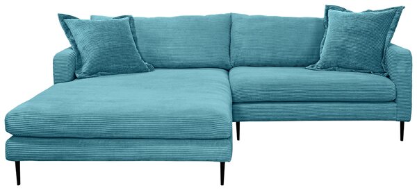 ROHOVÁ SEDAČKA, textil, světle modrá P & B - Sedací soupravy, Online Only