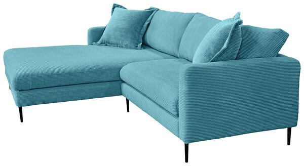 ROHOVÁ SEDAČKA, textil, světle modrá P & B - Sedací soupravy, Online Only