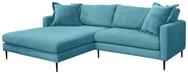 ROHOVÁ SEDAČKA, textil, světle modrá P & B - Sedací soupravy, Online Only