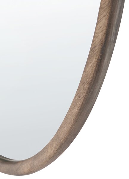 Zrcadlo CABIDOS 70 cm 130 cm Dřevo paulovnie Světle hnědá