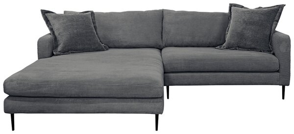 ROHOVÁ SEDAČKA, textil, barvy grafitu P & B - Sedací soupravy, Online Only