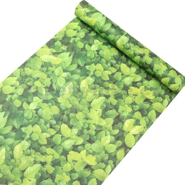 Samolepící fólie zelené lístky habru 45 cm x 10 m IMPOL TRADE T41 samolepící tapety