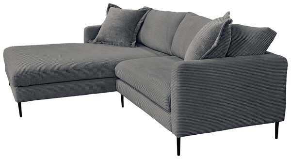 ROHOVÁ SEDAČKA, textil, barvy grafitu P & B - Sedací soupravy, Online Only